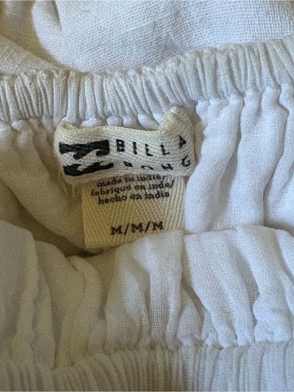 Billabong White Sleeveless Tiered Maxi Dress Size Medium - Picture 2 of 3